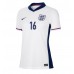 Camiseta Inglaterra Conor Gallagher #16 Primera Equipación para mujer Eurocopa 2024 manga corta